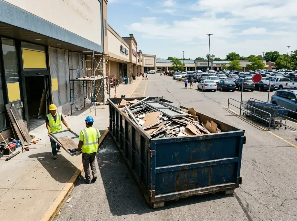 retail-store-renovation-debris-003 — frequently asked questions, Roll-off Dumpster Rentals in Wood Village, OR
